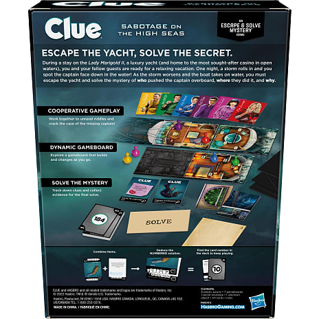 Cluedo Sabotage til søs