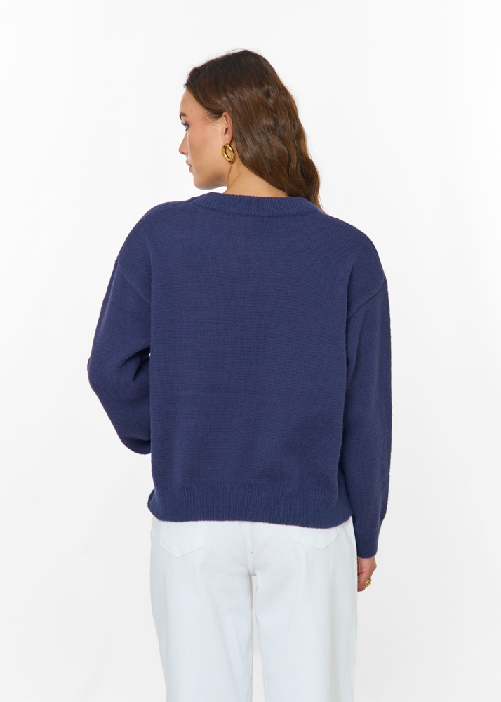 Tara trui donkerblauw