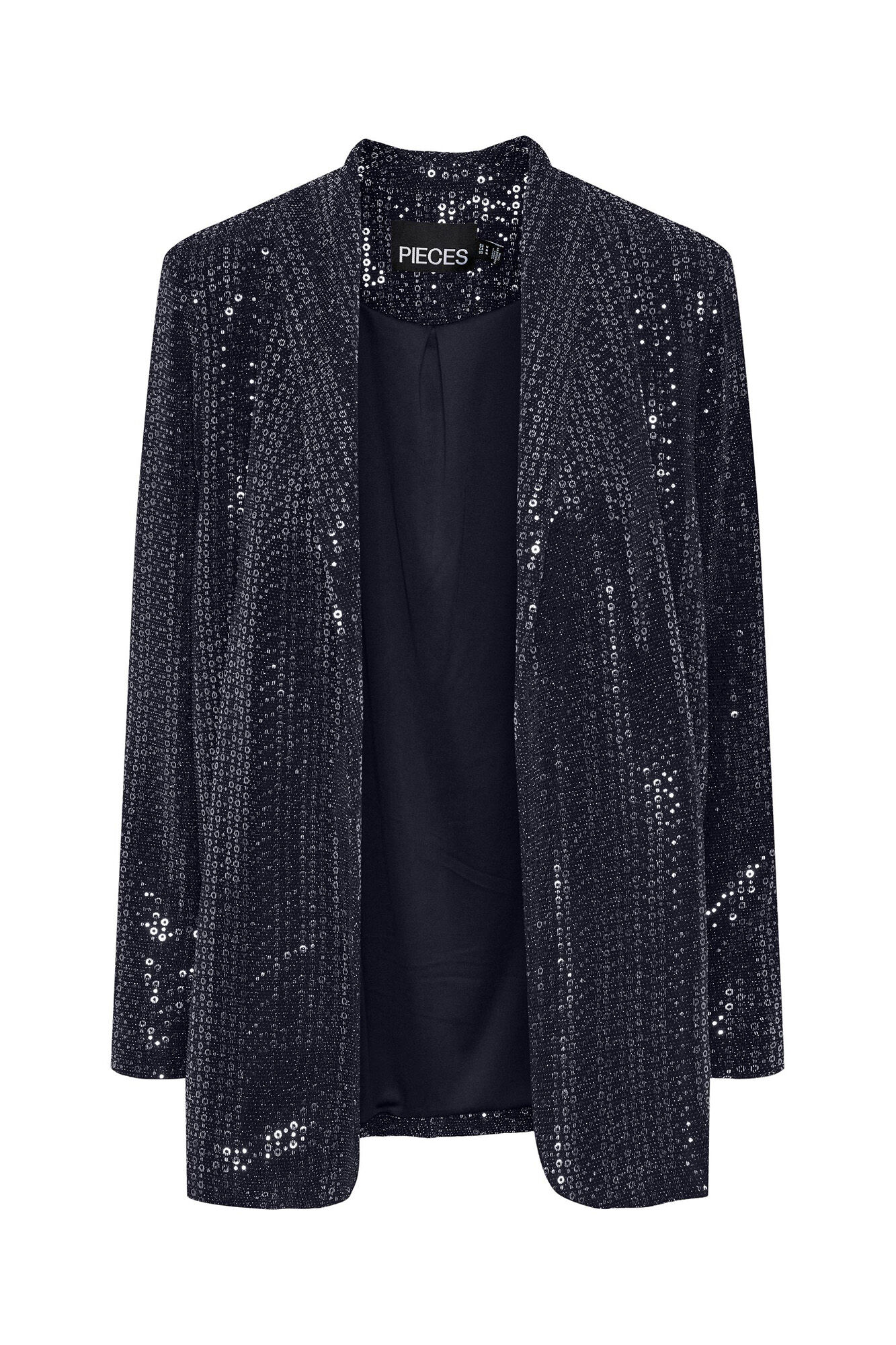 jaqueta blazer com lantejoulas