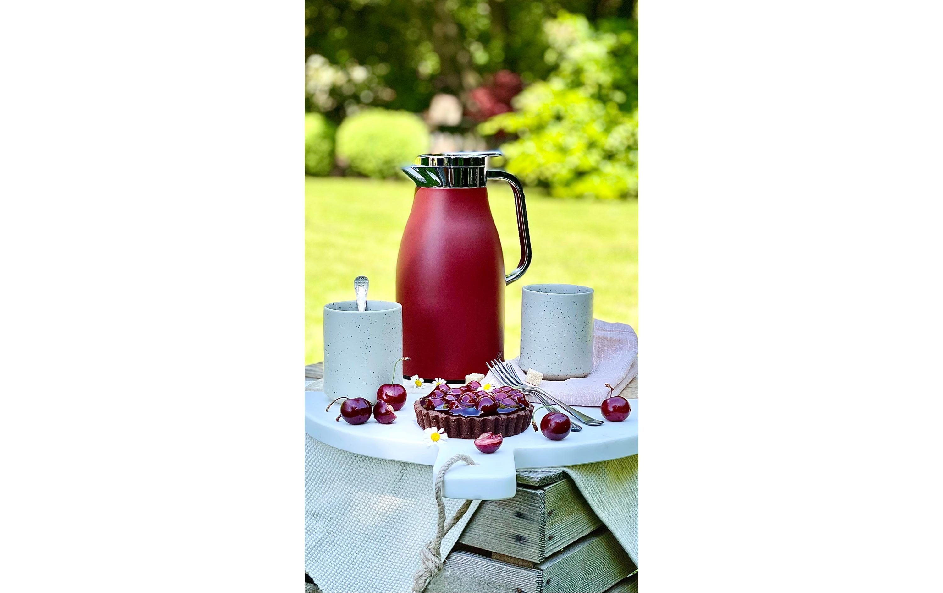 Thermoskanne Skyline 1000 ml, DunkelrotKaraffe aus Edelstahl