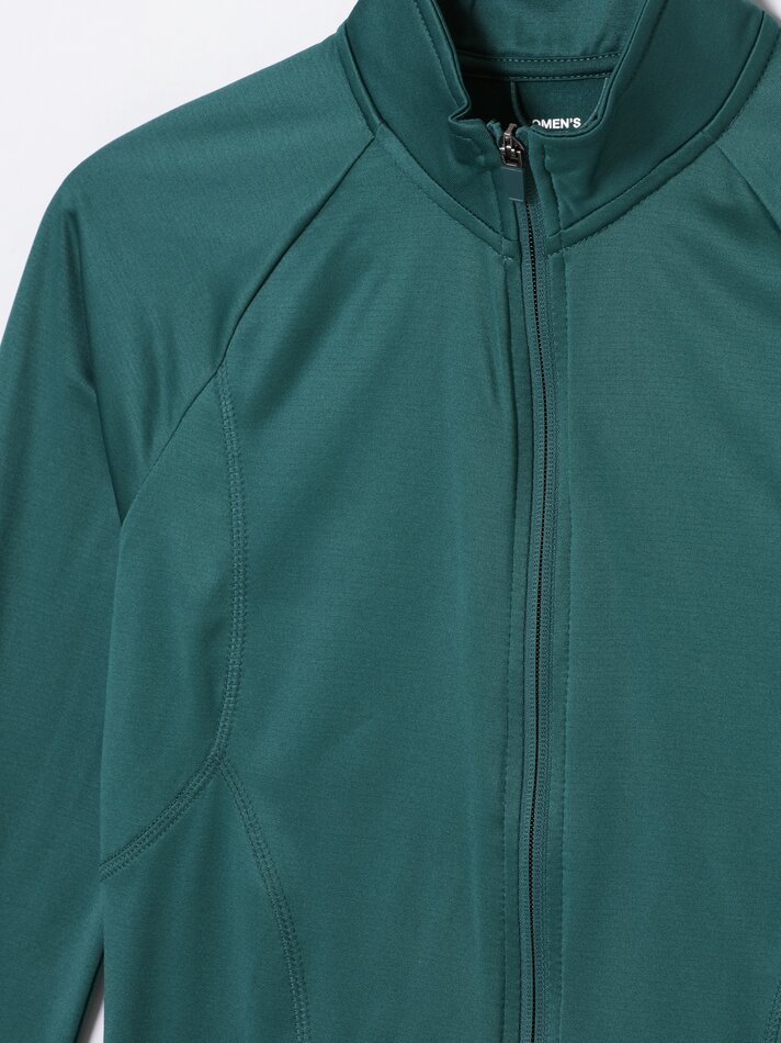 Blazer esportivo com gola alta - Verde Pato