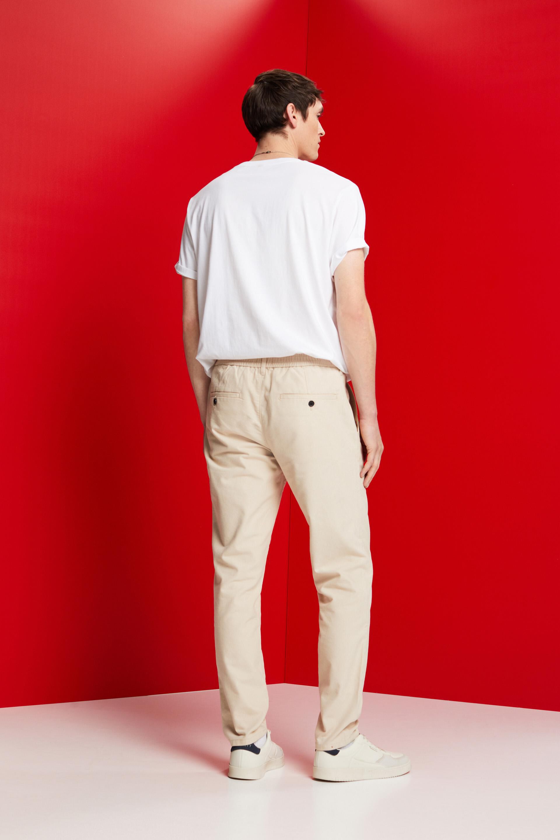 Pantalon chino gratté
