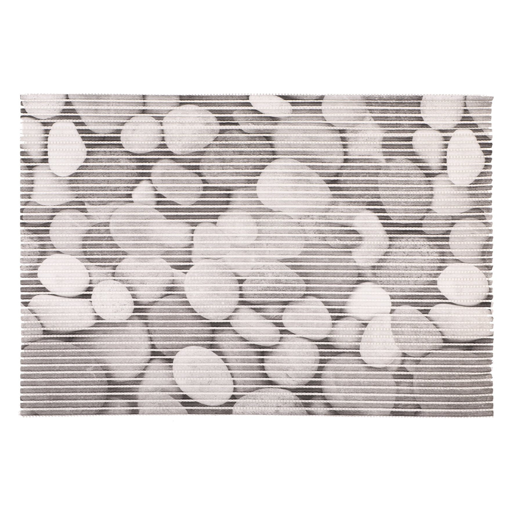 Differnz Multi badmat 65x45cm stones grijs