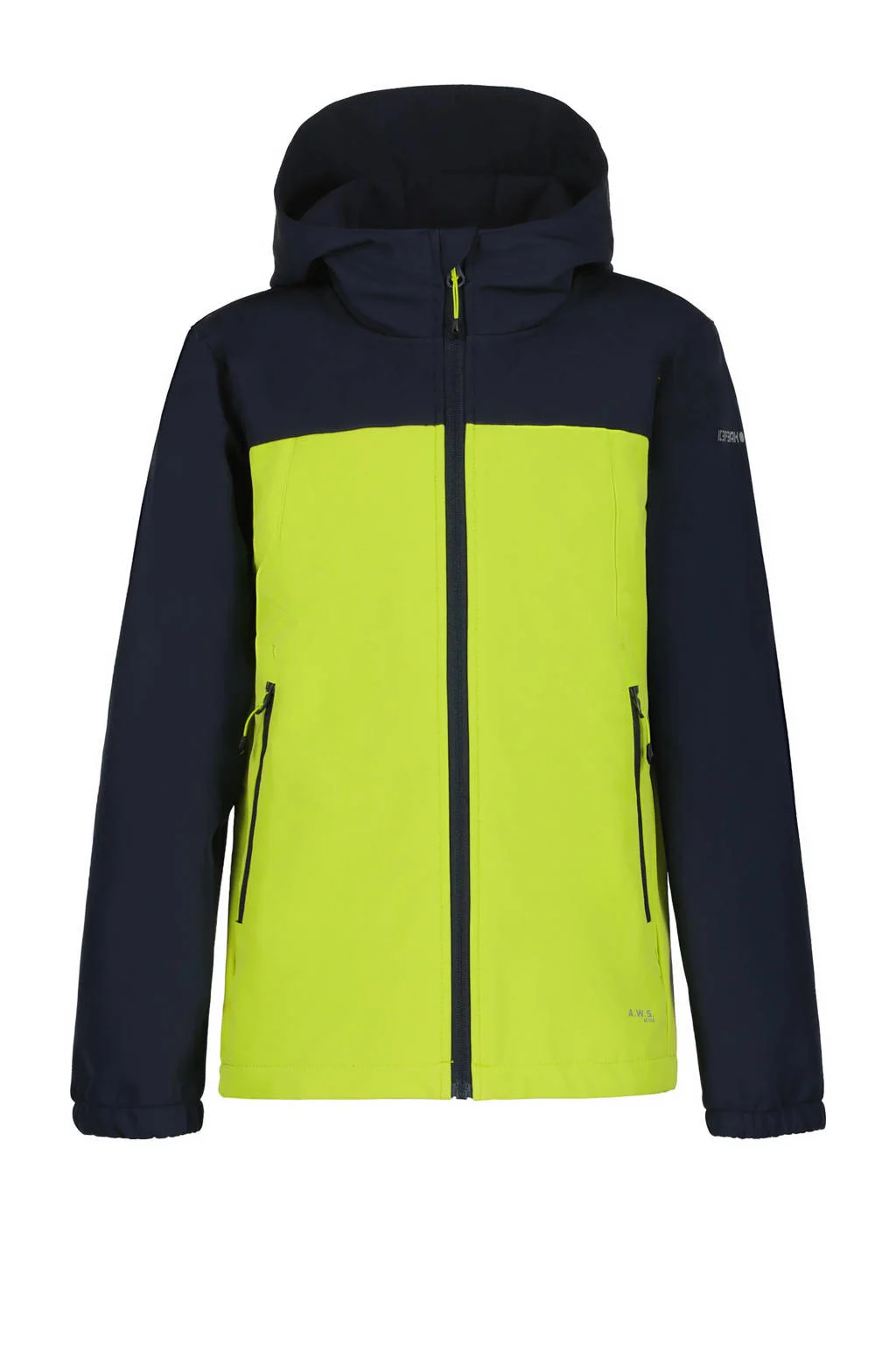 Icepeak softshelljas Konan jr groen/zwart