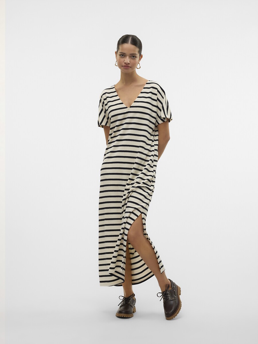 VERO MODA<br>Vestido longo listrado