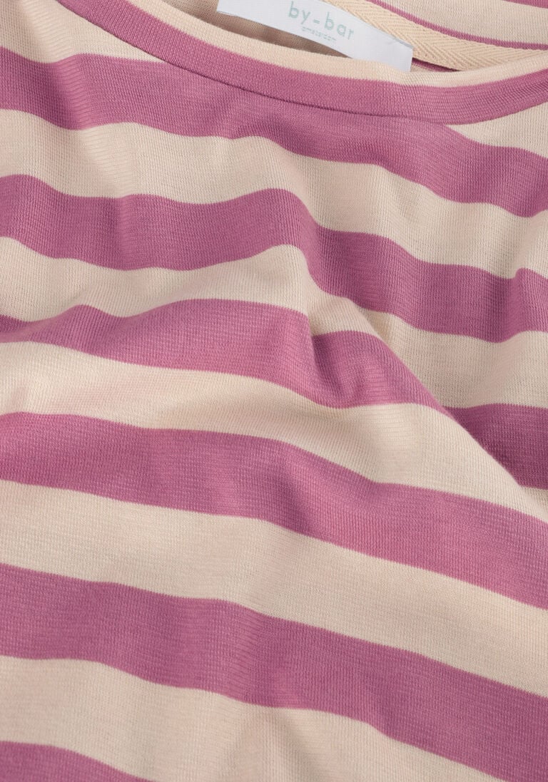 BY-BAR roze by-bar t-shirt thelma big v stripe top