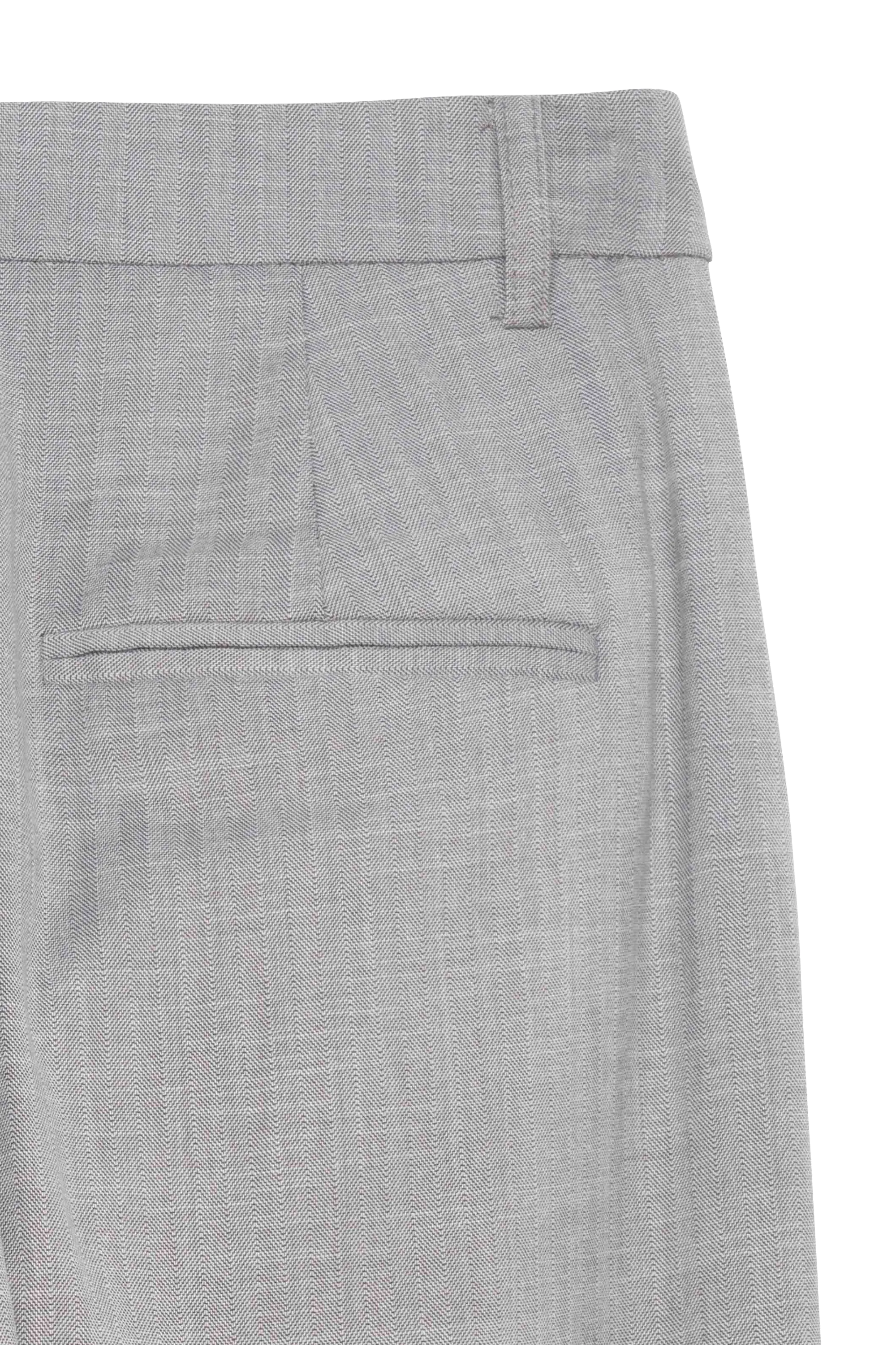 NOISY MAY Pantalon NMXAVIER XHW WIDE LEG PANTS WVN LAB Gris