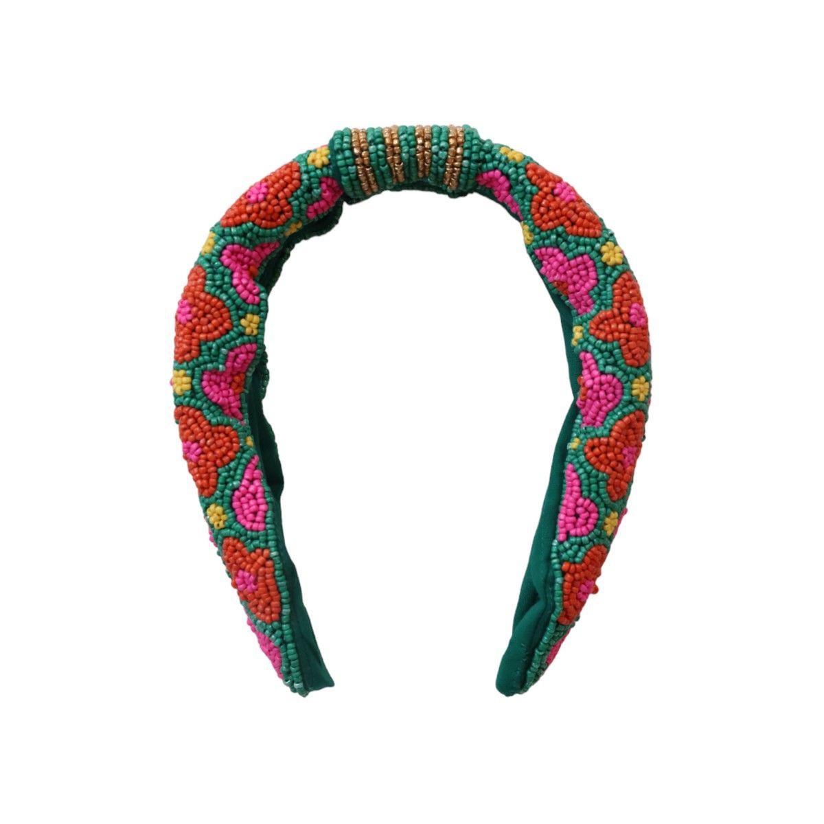 Serre-tête à perles fleurs - Copacabana party ! Pondie Chérie