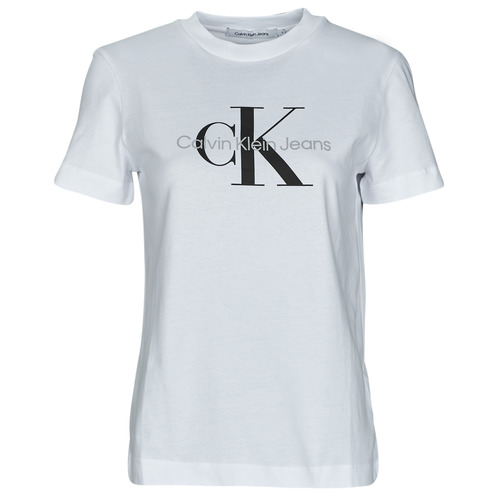 Calvin Klein Jeans - CORE MONOGRAM REGULAR TEE - Blanc
