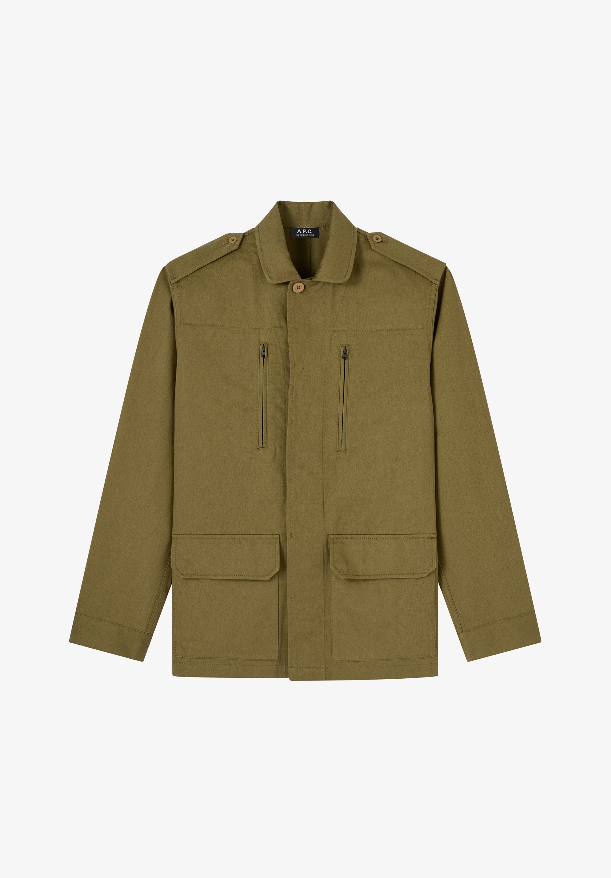 Veste kaki esprit militaire - Kaki