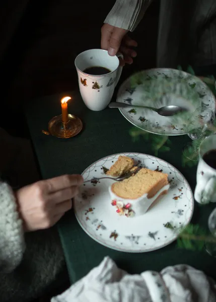 Wik & Walsøe Julemorgen Story Middagstallerken - 2 stk