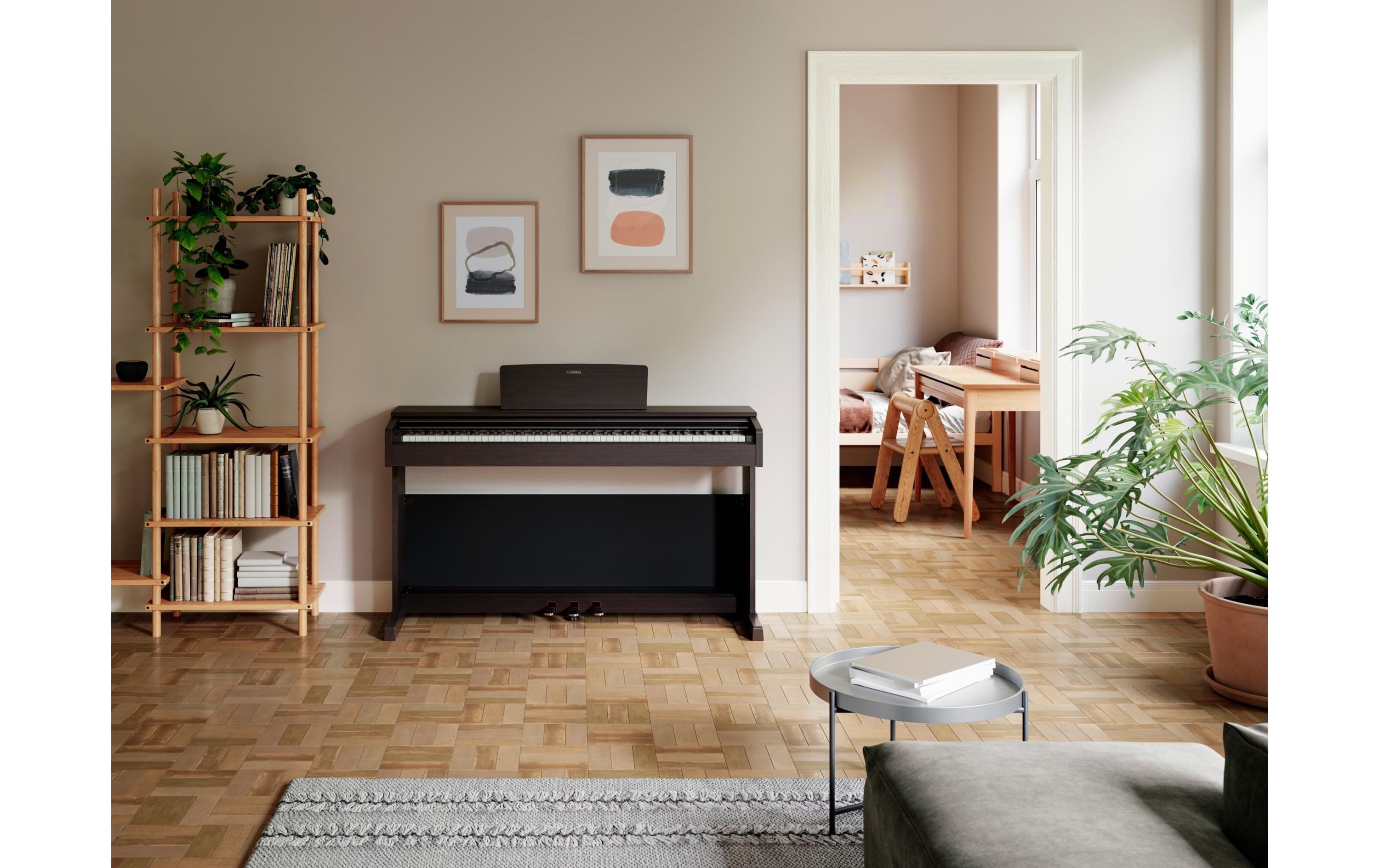 E-Piano Arius YDP-145R Rosewood<br>E-Piano mit gewichtetem GHS-Keyboard mit 88 Tasten