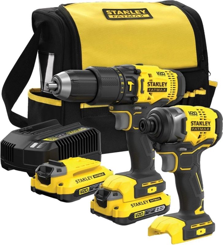 Stanley - Fatmax Combiset - Accuboormachine en Slagschroevendraaier - 18V - 2 Accu's