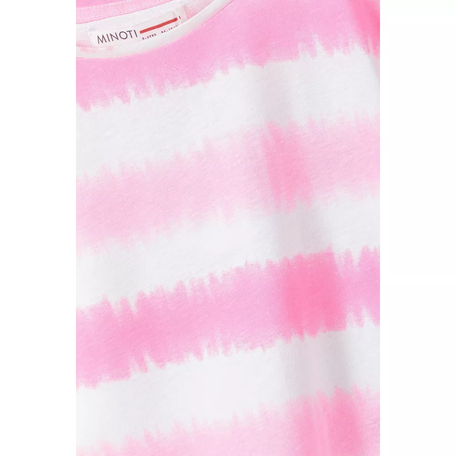 MINOTI T-Shirt RosaWeiß