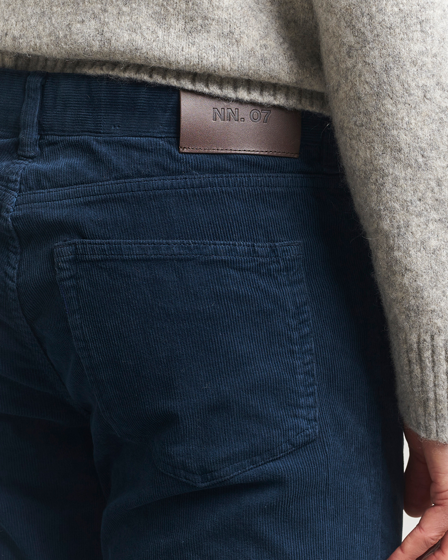 NN07 Tony Corduroy 5-Pocket Pants Navy Blue