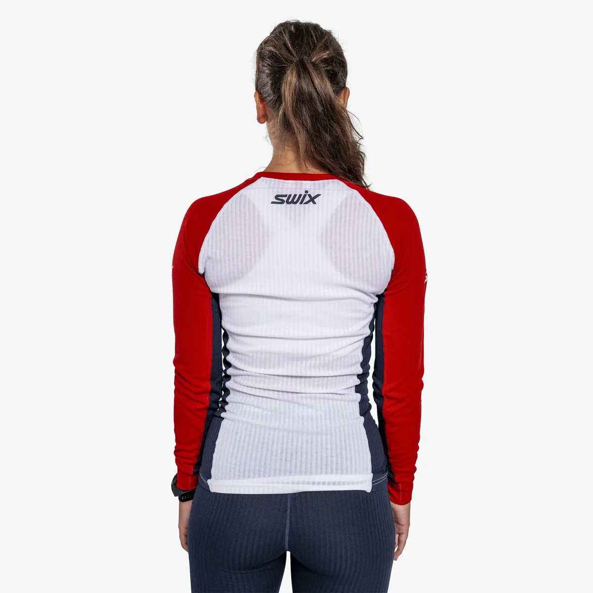 Swix Women's RaceX Classic Long Sleeve Swix Red/Bright White