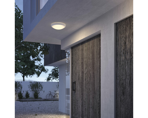 LED buitenplafondlamp 6W 600 lm 2700k wit