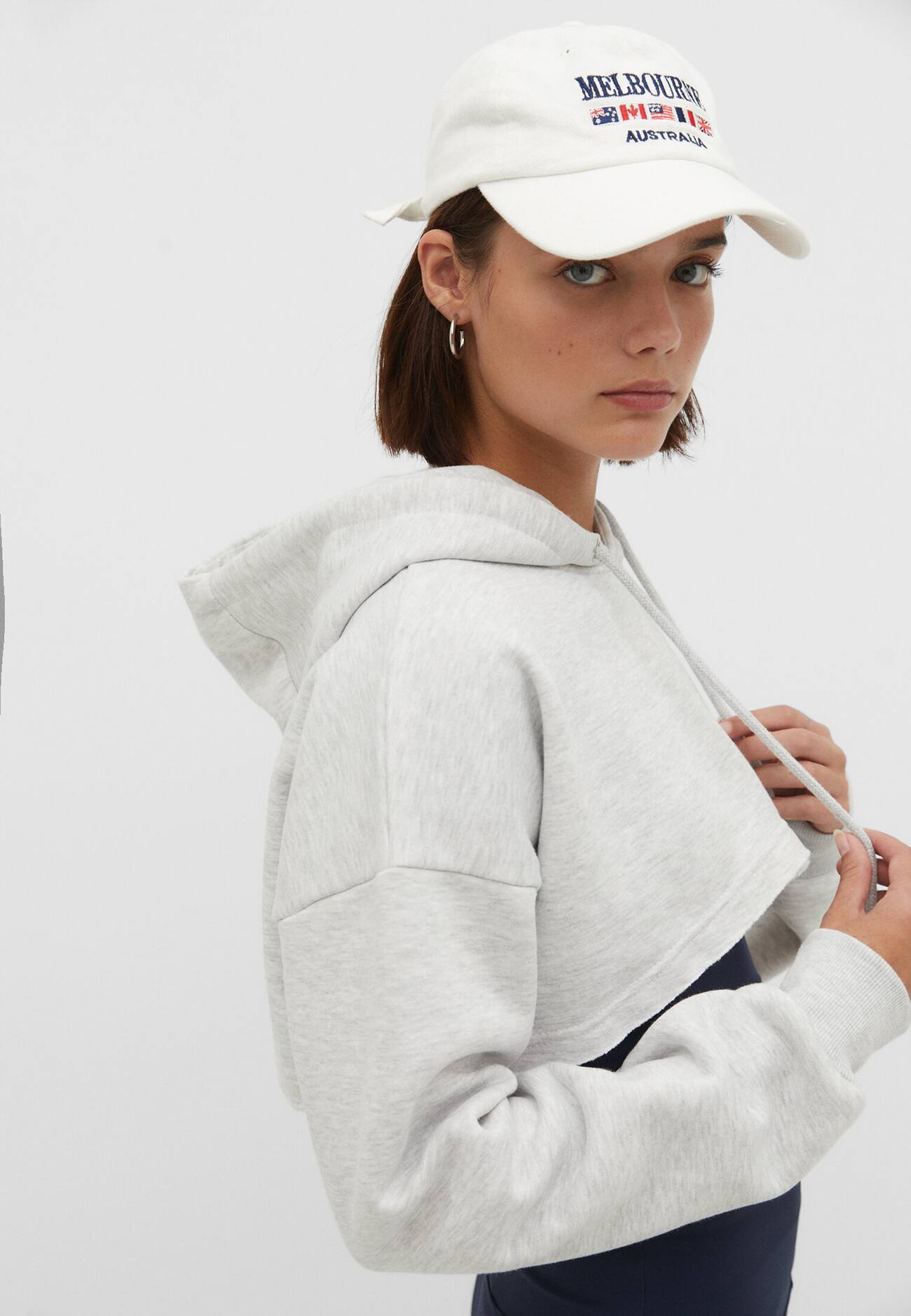 Moletom cropped