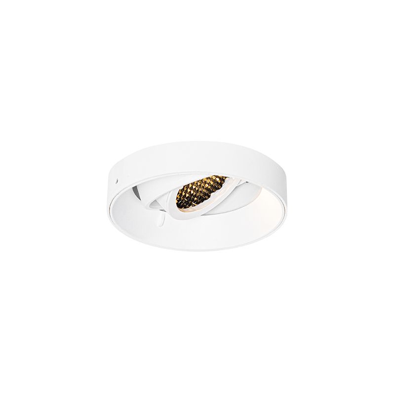 Set van 6 Moderne inbouwspot wit GU10 rond trimless - Oneon Honey