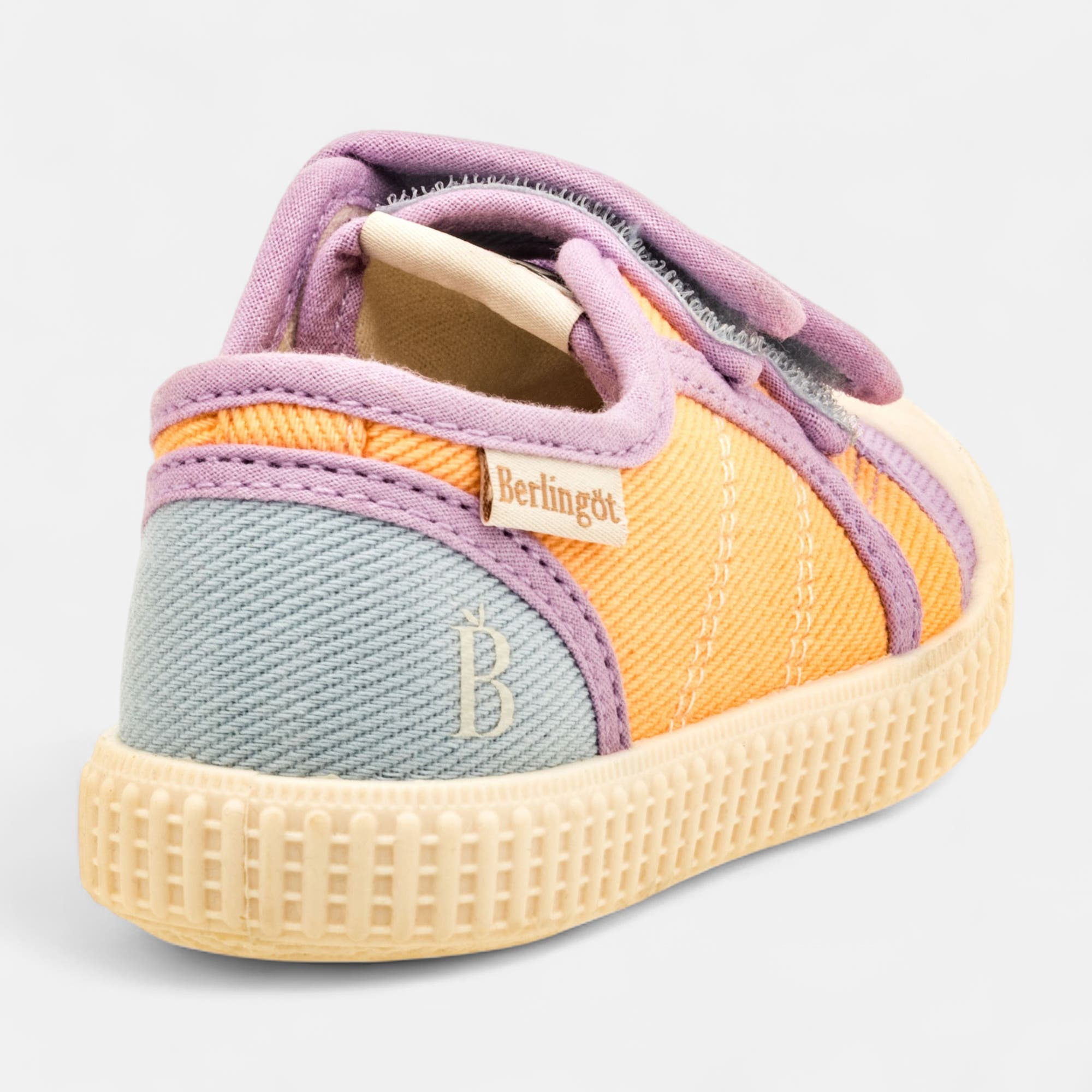 Baskets en toile Fille orange