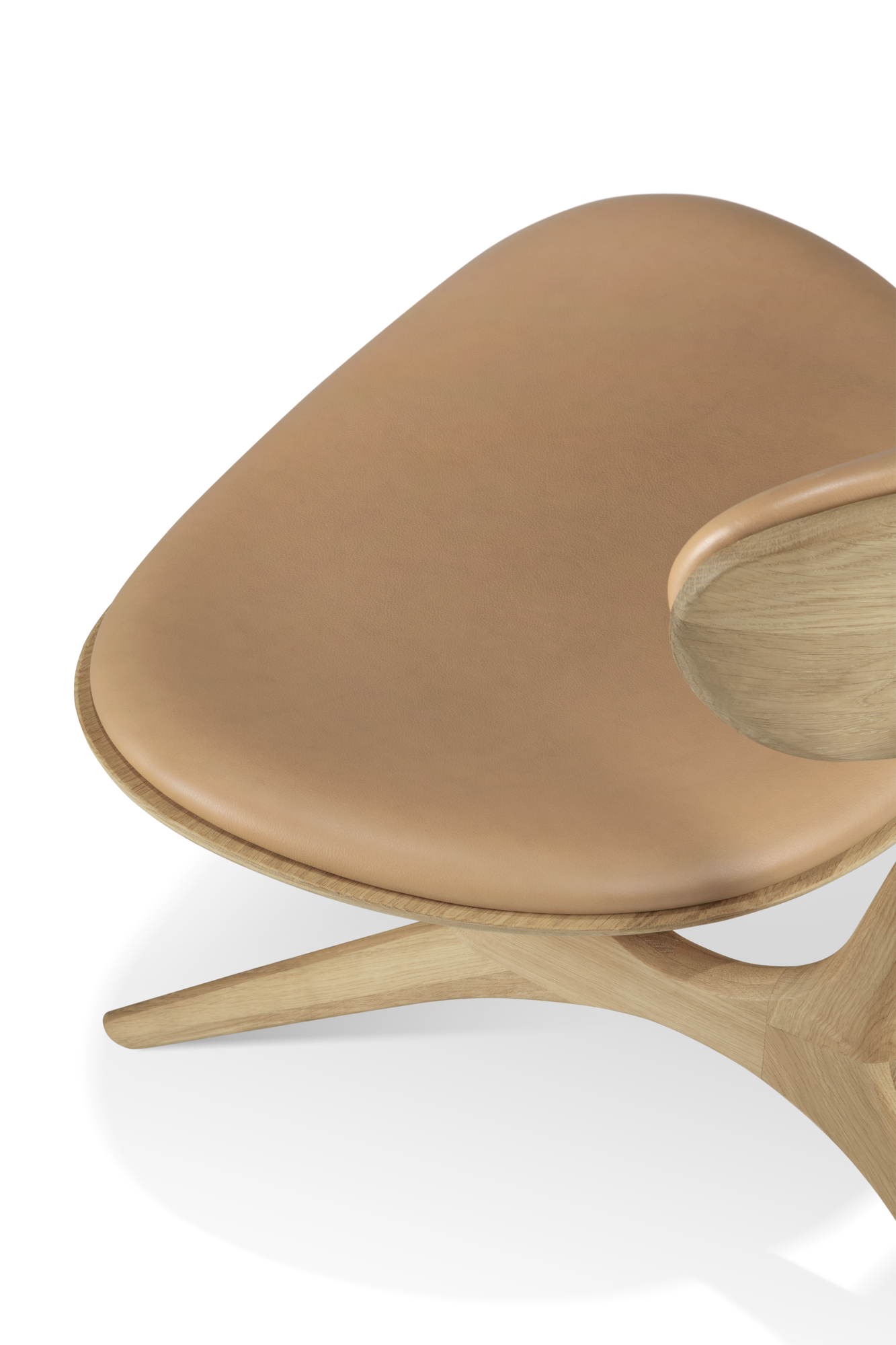 Eye loungestoel sienna leer