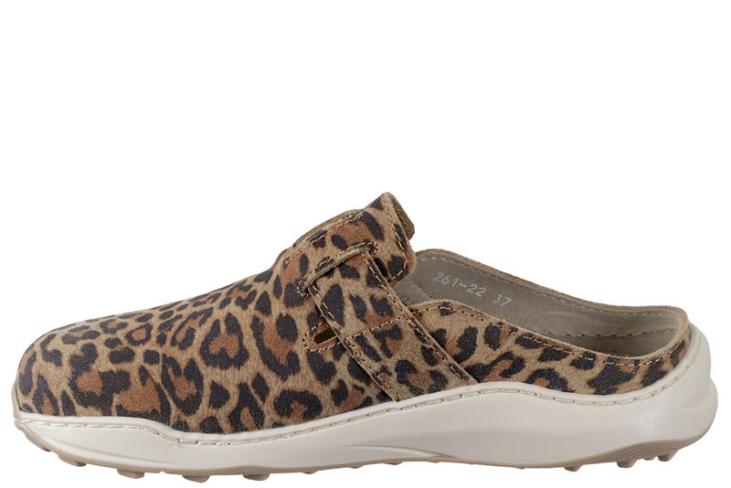 NEW FEET SLENTERS I RUSKIND MED LEOPARD LOOK