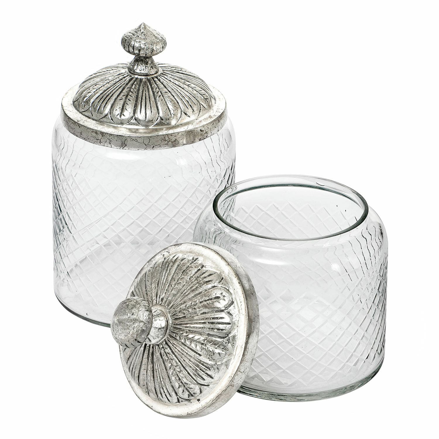 Glasdose 2er Set Antoinette