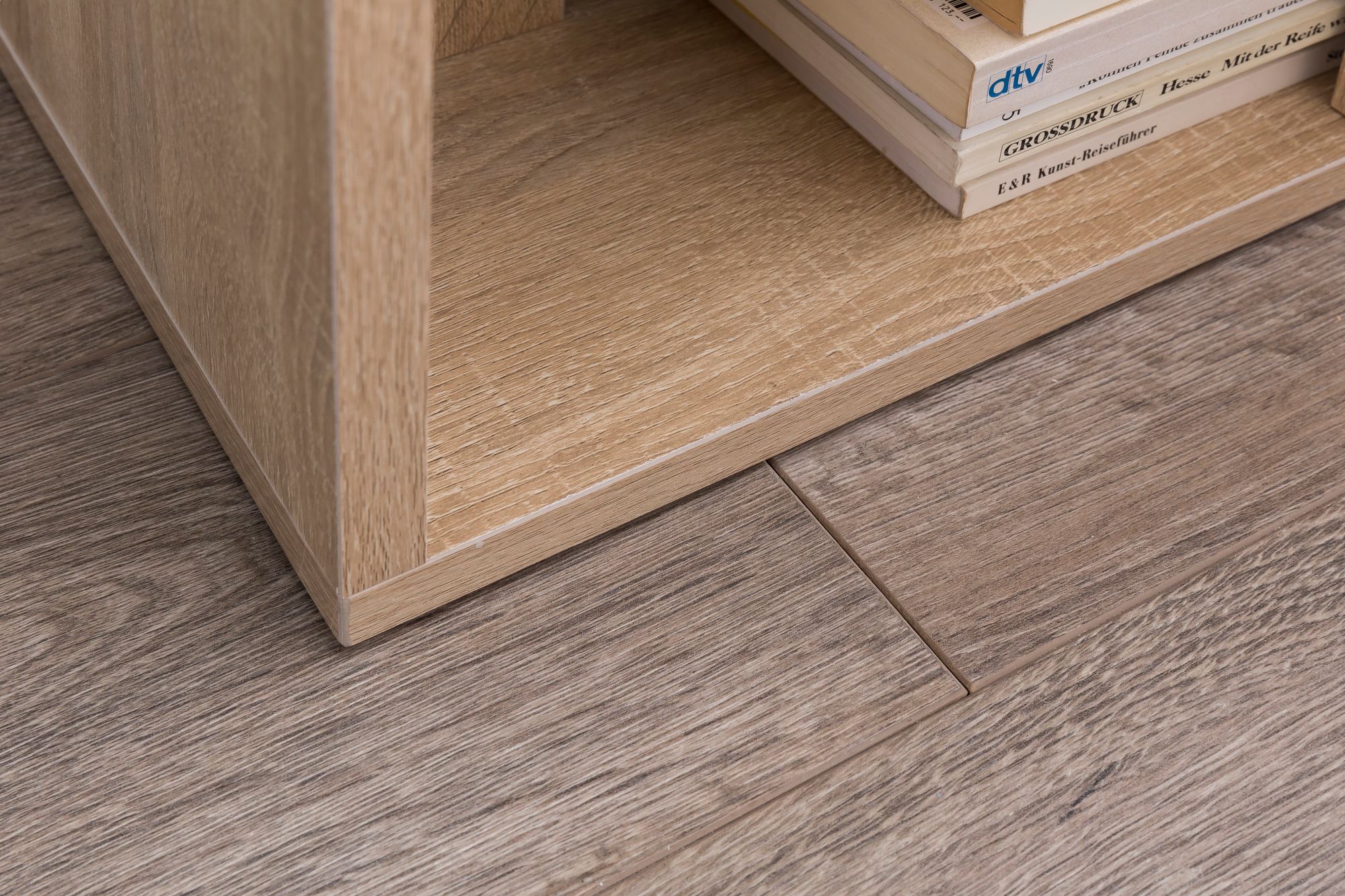 KADIMA DESIGN Beistelltisch BRENTA Holz: 3 Ablagen, 35x61x30 cm, Melaminharzbeschichtung