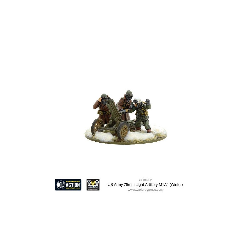 Bolt Action - US Army 75mm Light Artillery M1A1 (Winter)