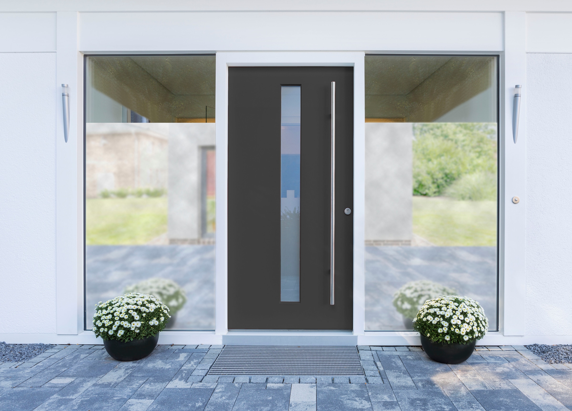 GARDINIA Fensterfolie »Statische UV-Folie« 1 Stk. halbtransparent selbstklebend 77% UV-Schutz