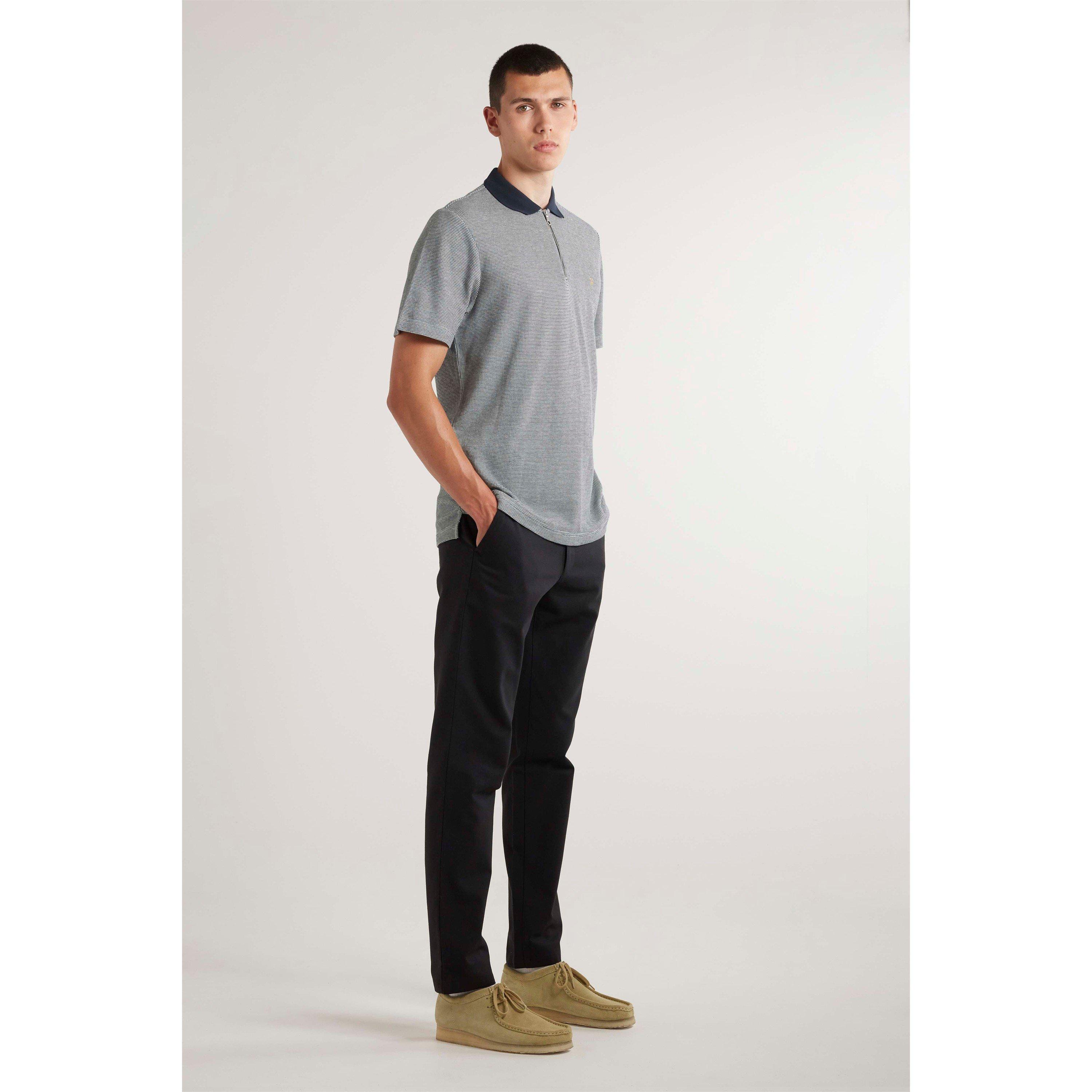 Farah Cotton Straight Trousers