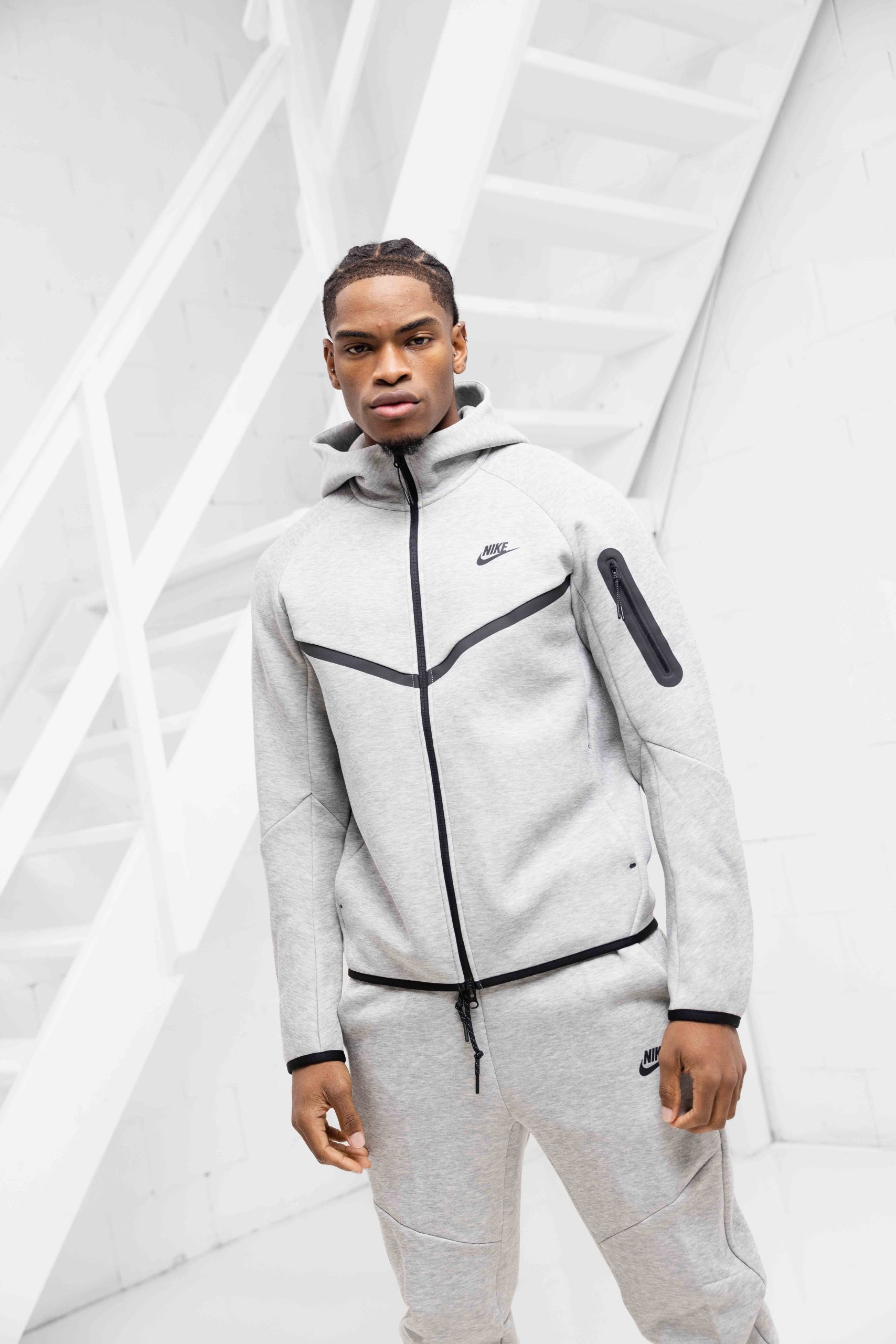Nike Tech Fleece Trainingsjack Heren Grijs
