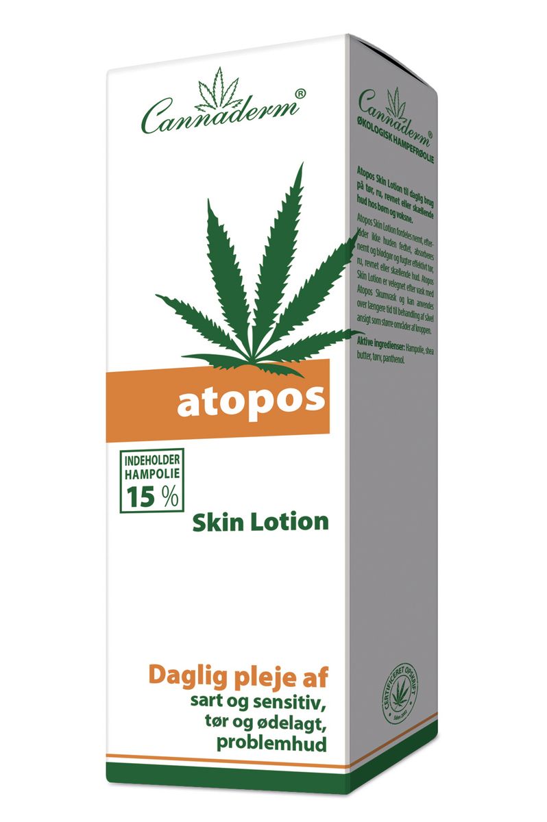 Cannaderm Atopos Skin Lotion tør & ødelagt hud - 150 ml.