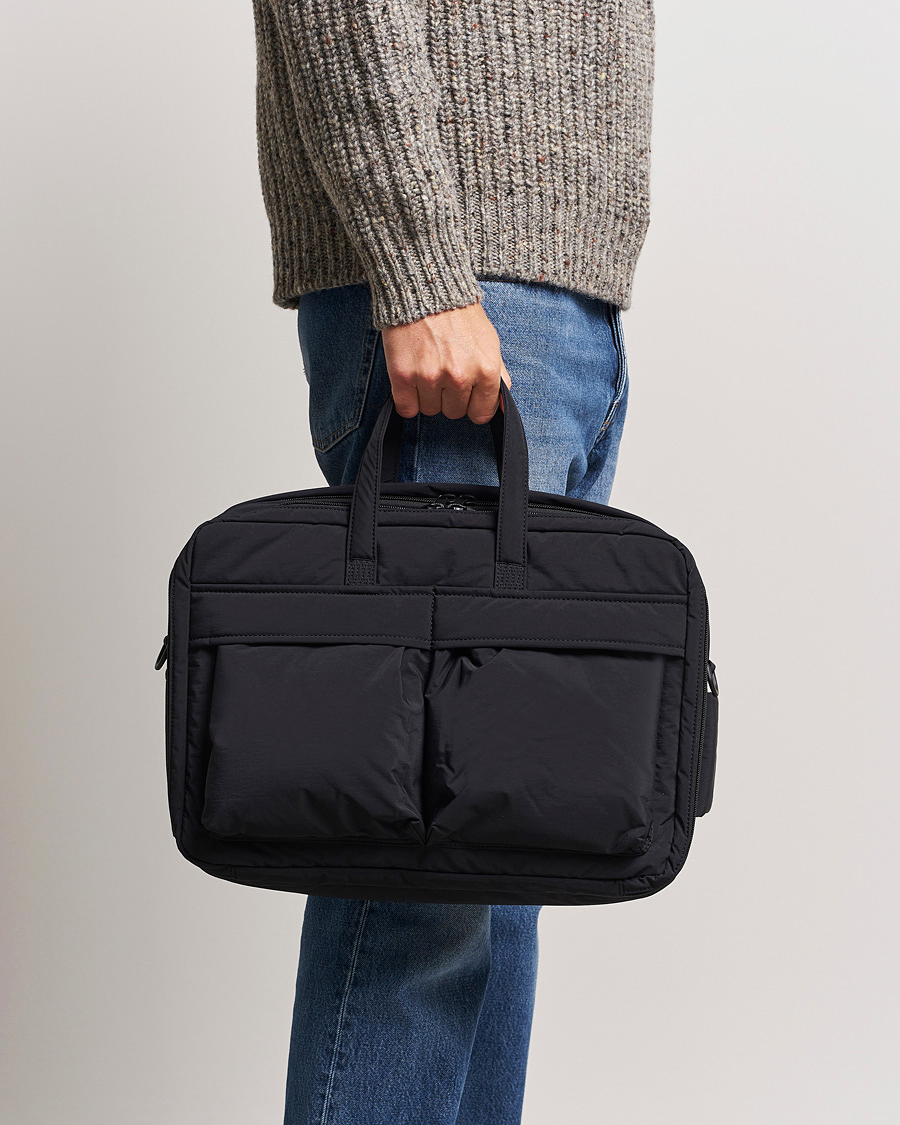mazi untitled AM Bag 02 Nylon Briefcase Black