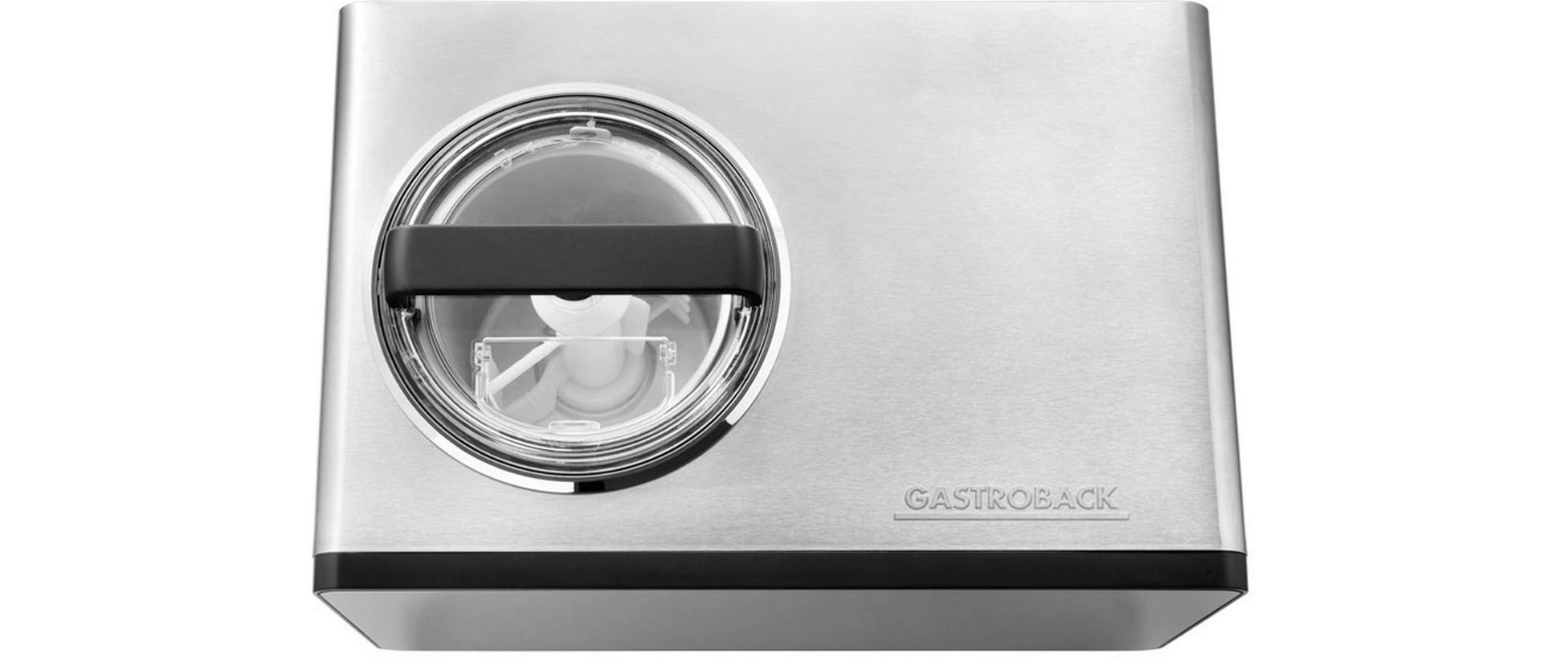 Glacemaschine Advanced Control 1.5 l, Schwarz/Silber<br>Eismaschine und Joghurtbereiter