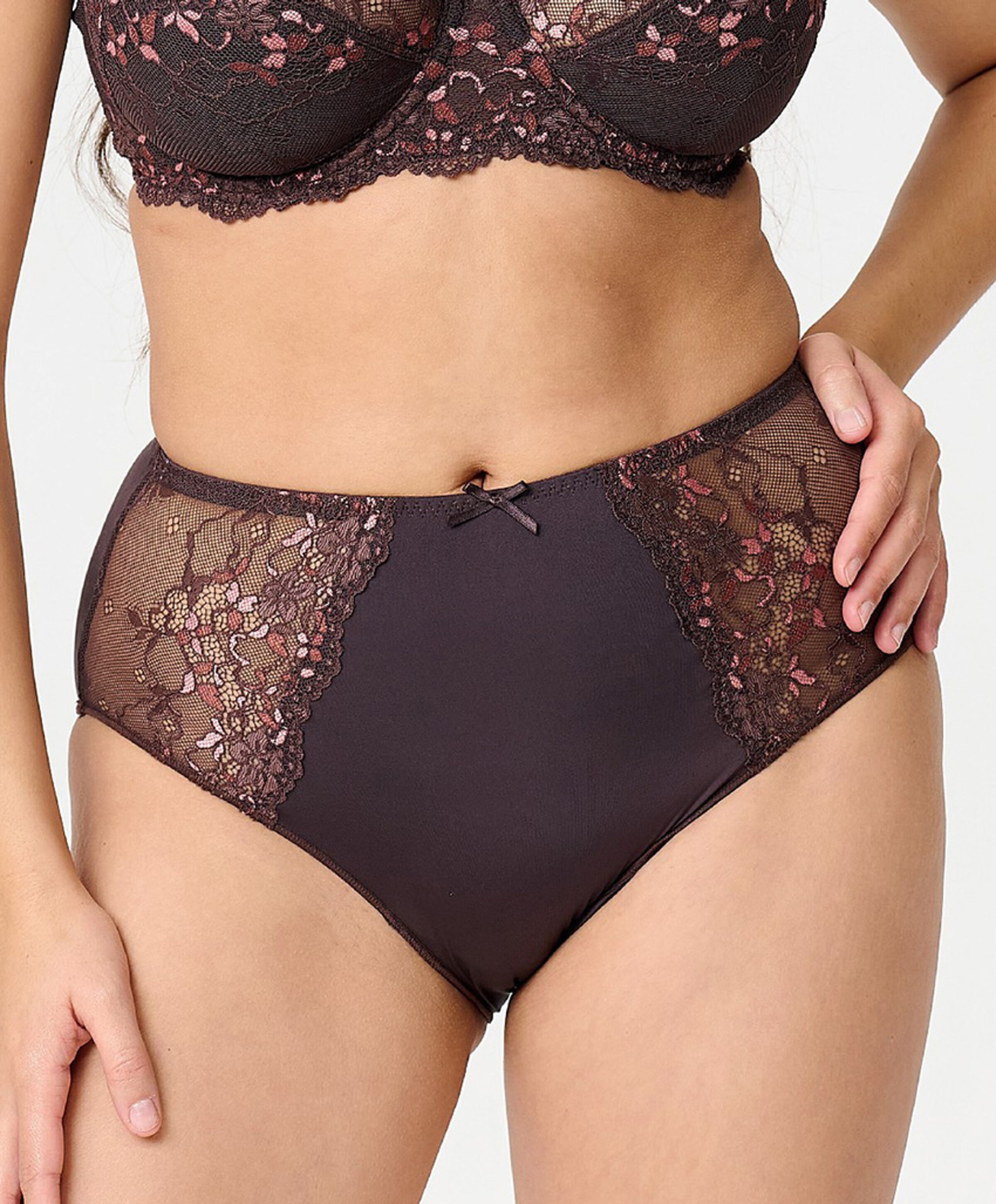 LingaDore Dames slip bruin