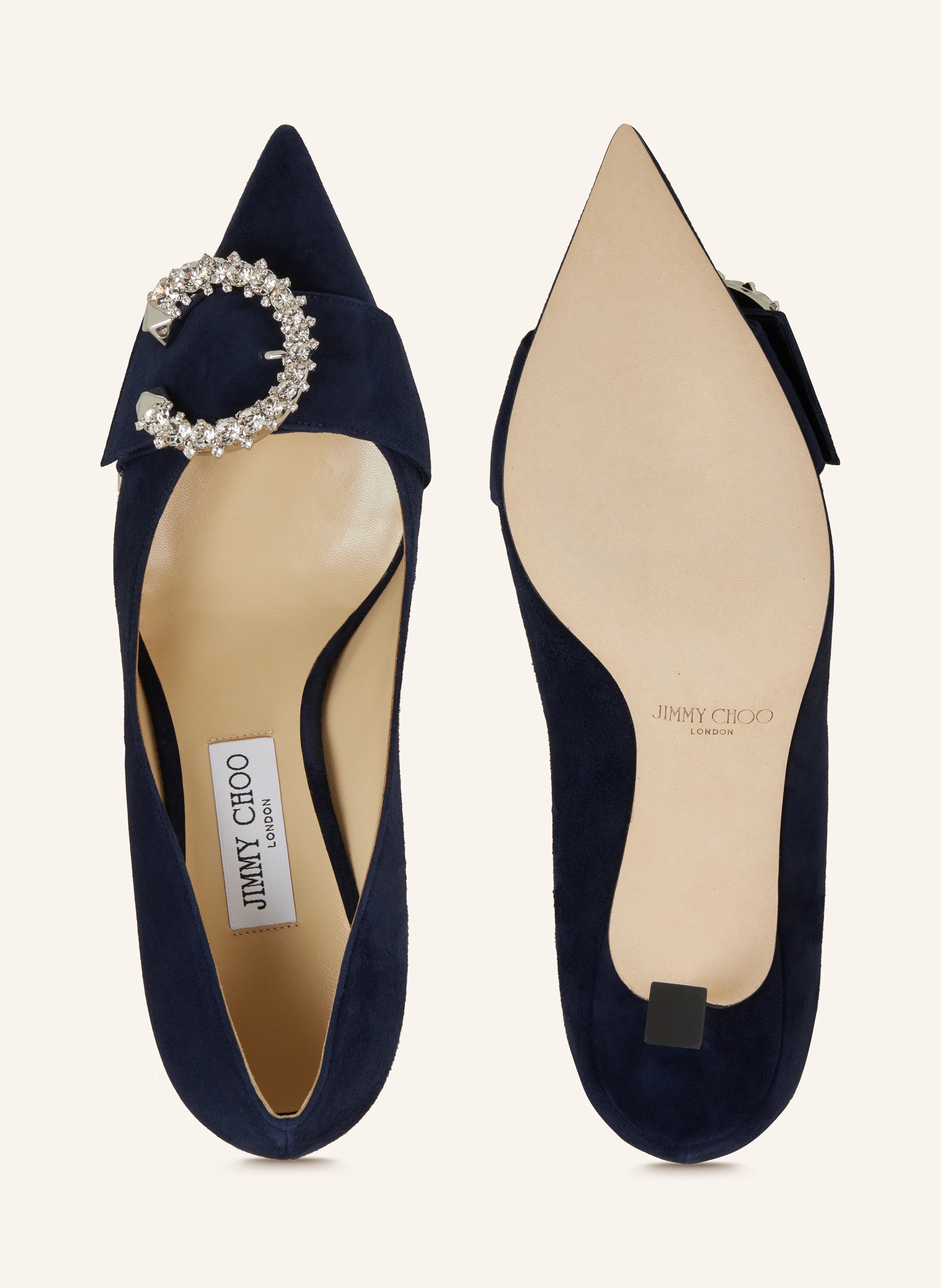 JIMMY CHOO Pumps MELVA 70 mit Schmucksteinen