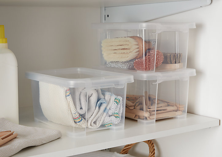 Couvercle en plastique Kaze transparent l. 17,5 x L. 27,5 cm