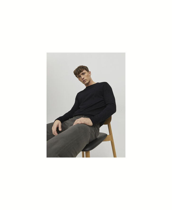 Jack & Jones JJEEMIL KNIT CREW NECK NOOS Sort
