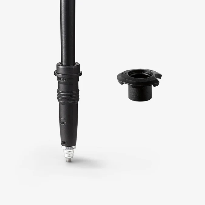 Decathlon Forclaz - Bastão de Caminhada Forclaz 1 Easy Adjust - MT100 Comfort Preto