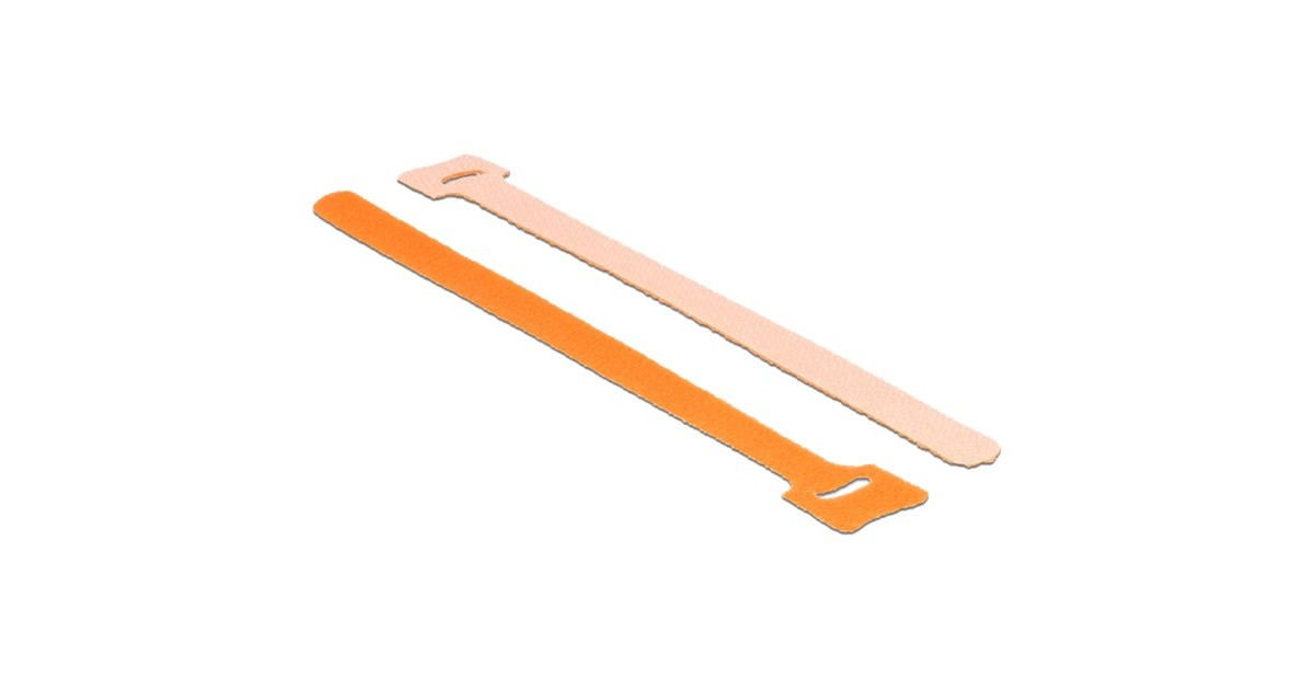 DeLOCKHook-and-loop fasteners, 10 stuks kabelbinder  (L 200 mm x B 12 mm)