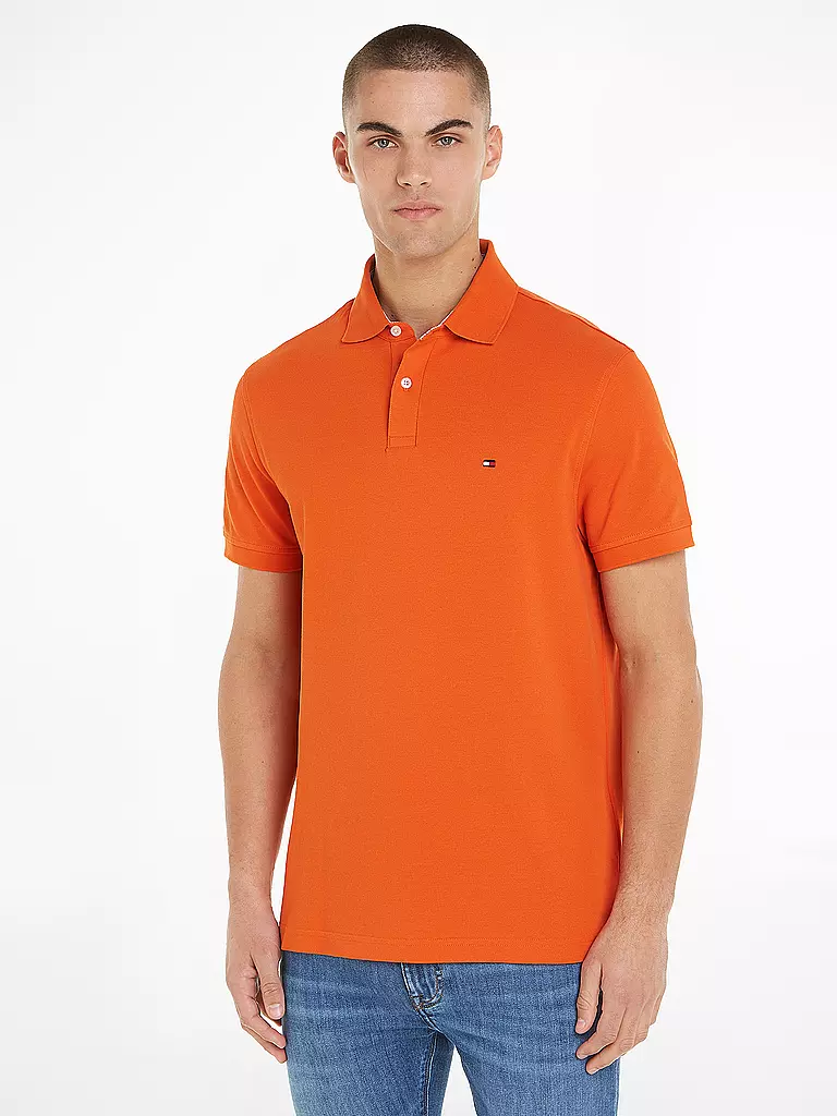 TOMMY HILFIGER Poloshirt Slim Fit orange