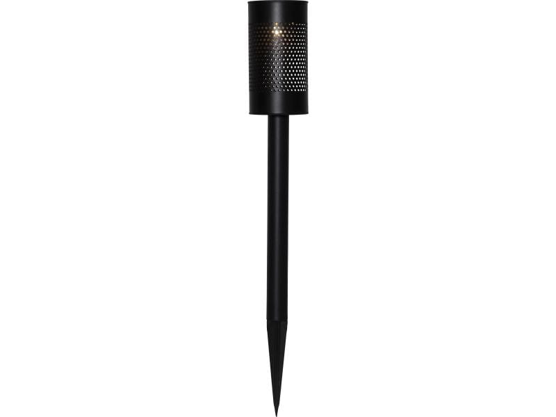 Star Trading Gartenlicht Solar Blace, Schwarz Solar Poller Blace