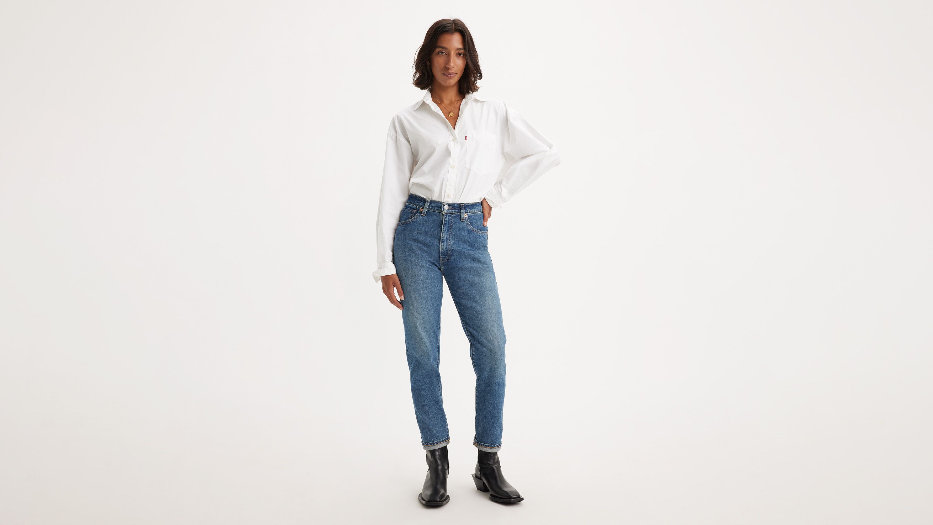 Levi's® jean slim taille haute Made in Japan - Mij Nonkina - Bleu
