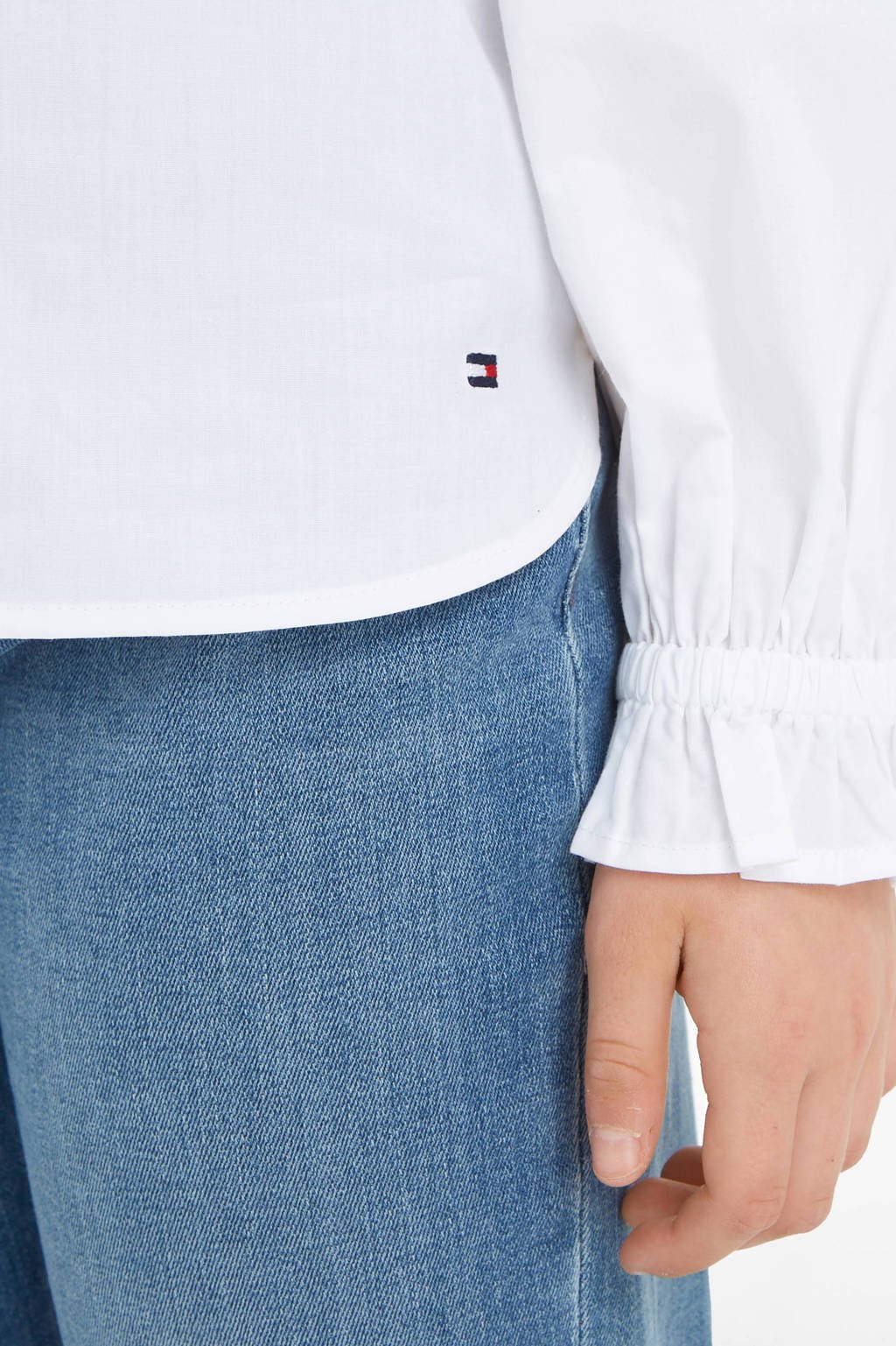 Tommy Hilfiger blouse RUFFLE wit