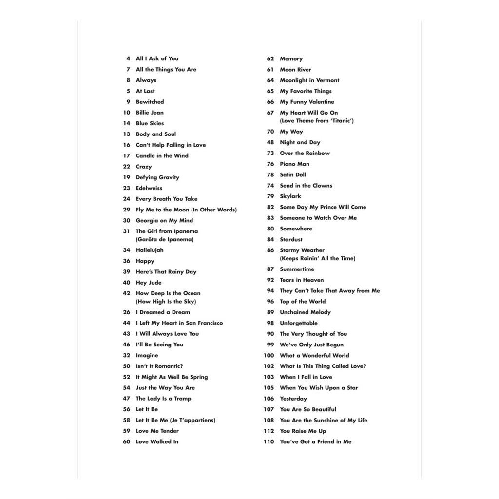 Hal Leonard The Best Songs Ever 6th Edition songboek voor gitaar