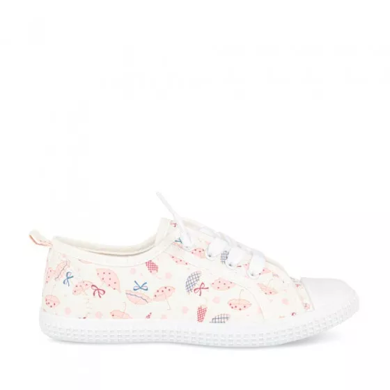 Baskets BLANC LOVELY SKULL