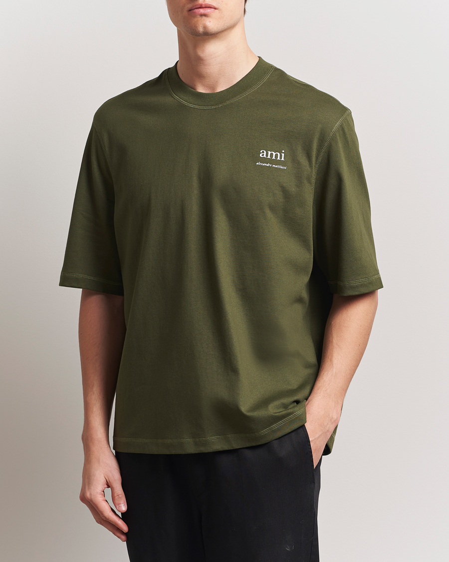 AMI ami Logo T-Shirt Loden