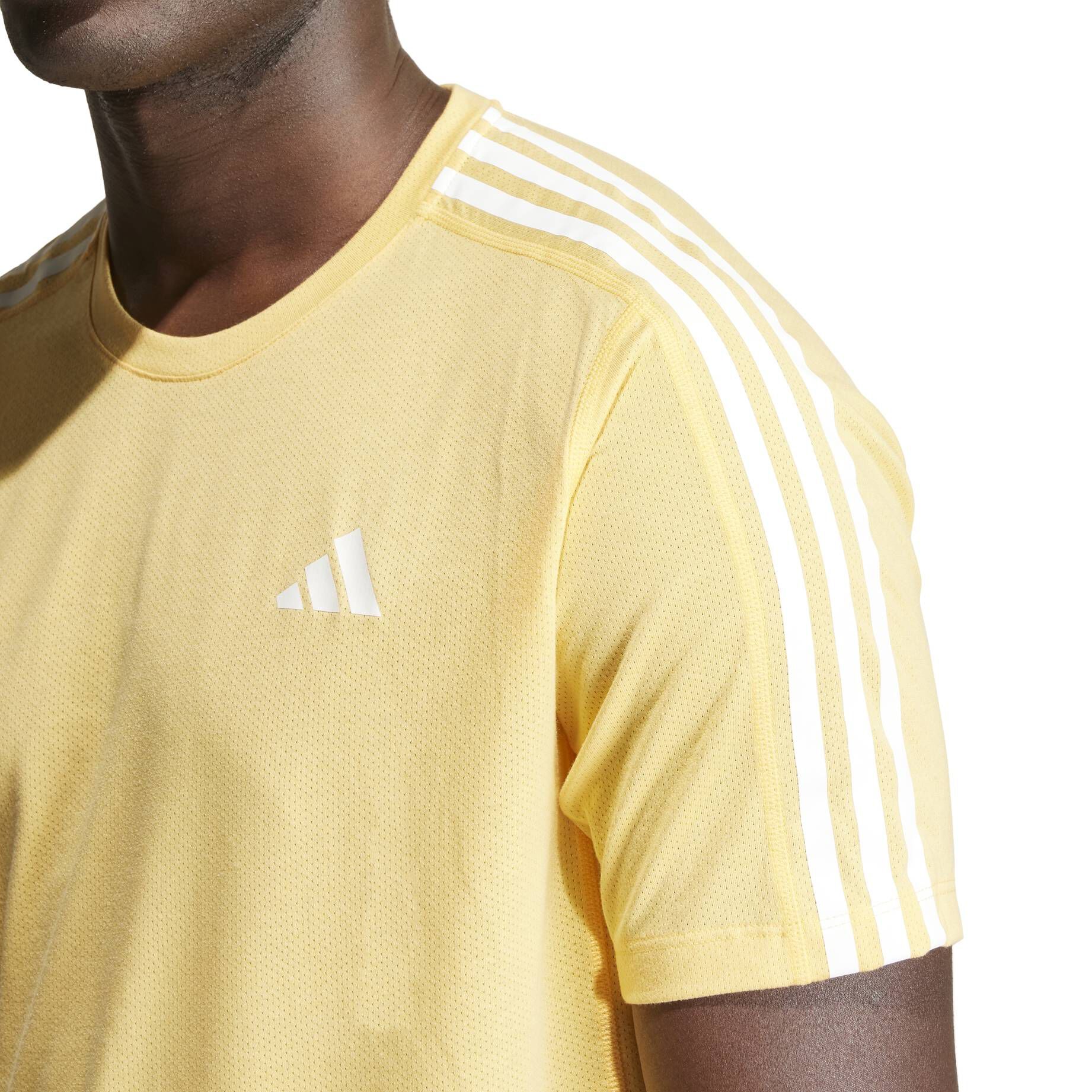 adidas Performance| Herren Laufshirt OWN THE RUN 3 STRIPES