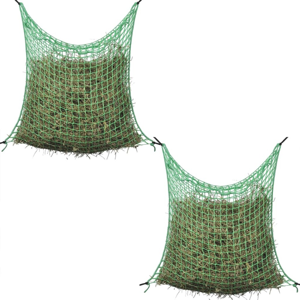 Filet à foin 2 pcs carré 0,9 x 2 m pp